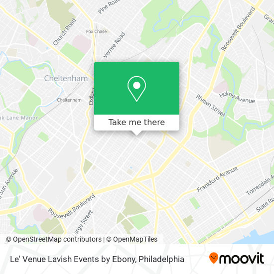 Mapa de Le' Venue Lavish Events by Ebony