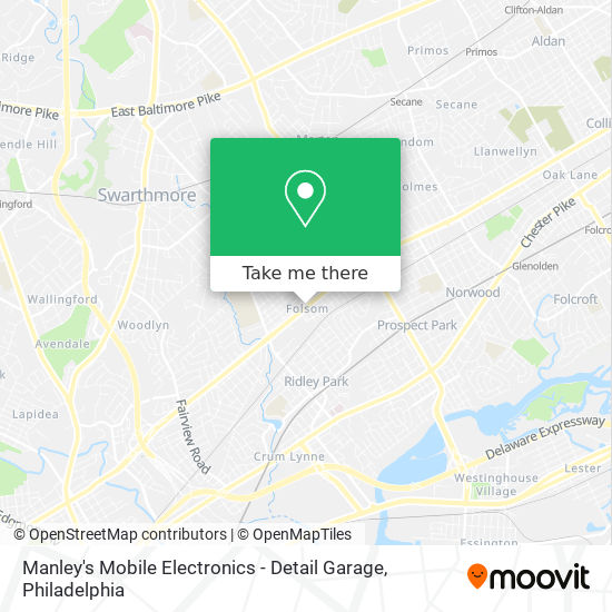 Manley's Mobile Electronics - Detail Garage map