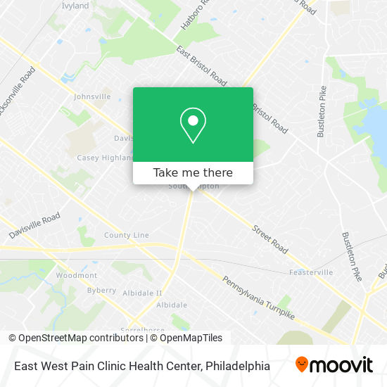 East West Pain Clinic Health Center map