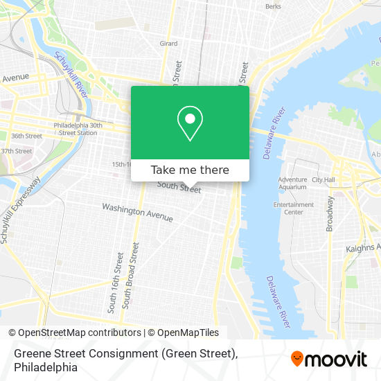 Mapa de Greene Street Consignment (Green Street)