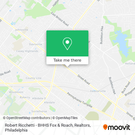 Mapa de Robert Ricchetti - BHHS Fox & Roach, Realtors