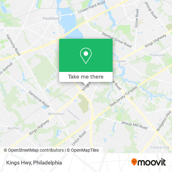 Kings Hwy map