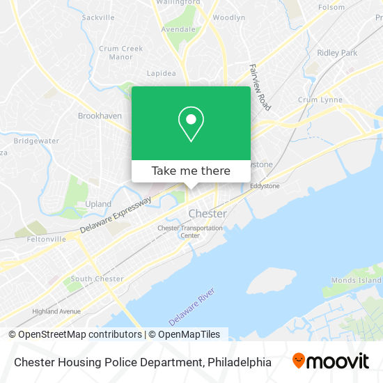Chester Housing Police Department map