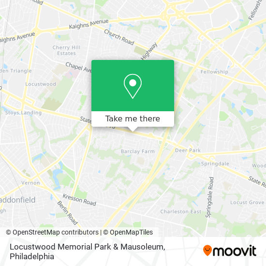 Locustwood Memorial Park & Mausoleum map