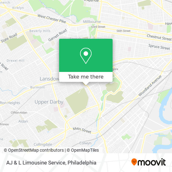 AJ & L Limousine Service map