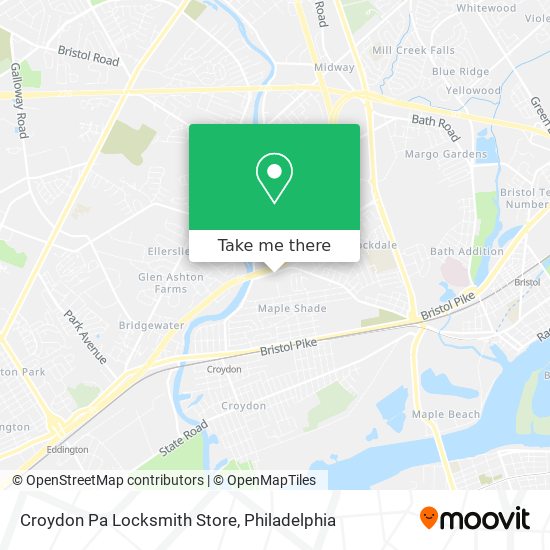 Croydon Pa Locksmith Store map