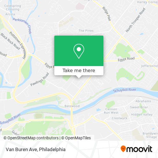 Mapa de Van Buren Ave