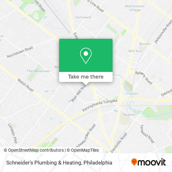 Schneider's Plumbing & Heating map