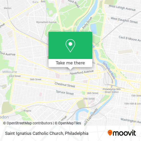 Saint Ignatius Catholic Church map