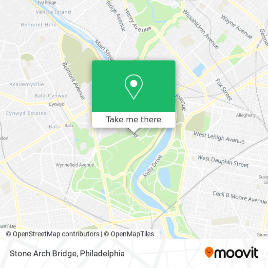 Mapa de Stone Arch Bridge