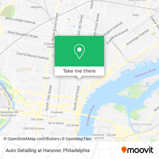 Auto Detailing at Hanover map