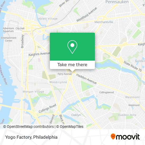 Mapa de Yogo Factory