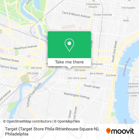 Target (Target Store Phila-Rittenhouse-Square-N) map