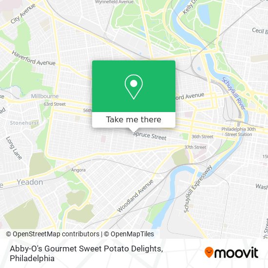 Mapa de Abby-O's Gourmet Sweet Potato Delights