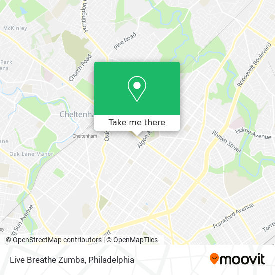 Mapa de Live Breathe Zumba