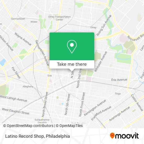 Latino Record Shop map