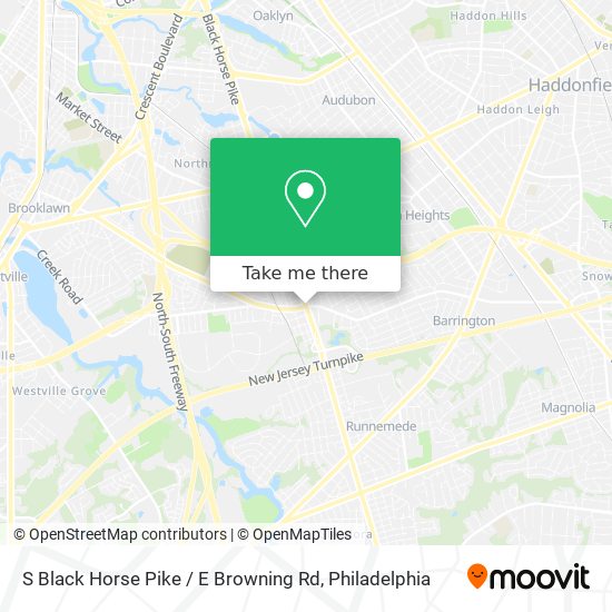 S Black Horse Pike / E Browning Rd map