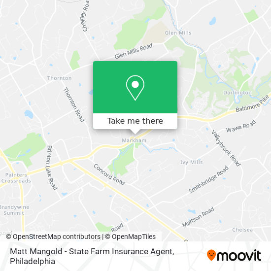 Matt Mangold - State Farm Insurance Agent map