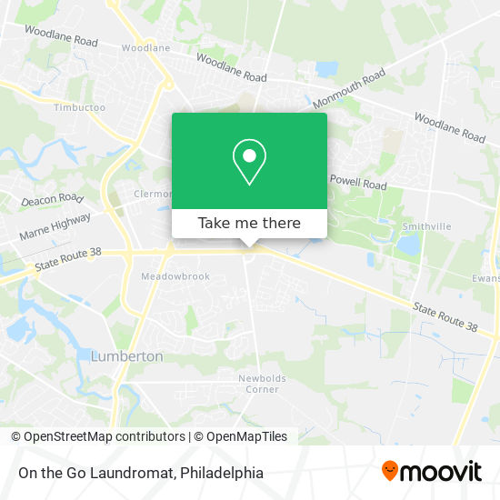 On the Go Laundromat map