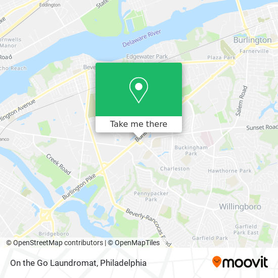 Mapa de On the Go Laundromat