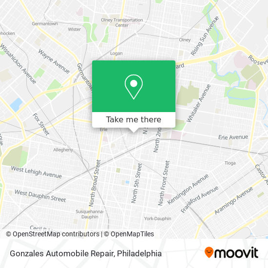 Gonzales Automobile Repair map