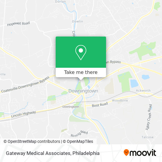 Mapa de Gateway Medical Associates