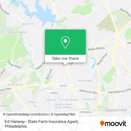 Ed Hanway - State Farm Insurance Agent map