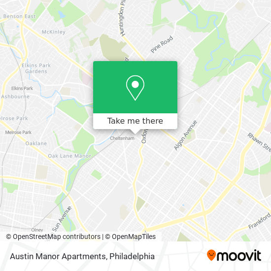 Austin Manor Apartments map