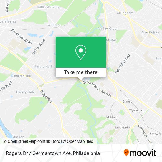 Rogers Dr / Germantown Ave map