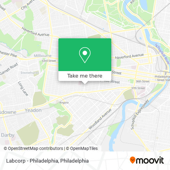 Mapa de Labcorp - Philadelphia