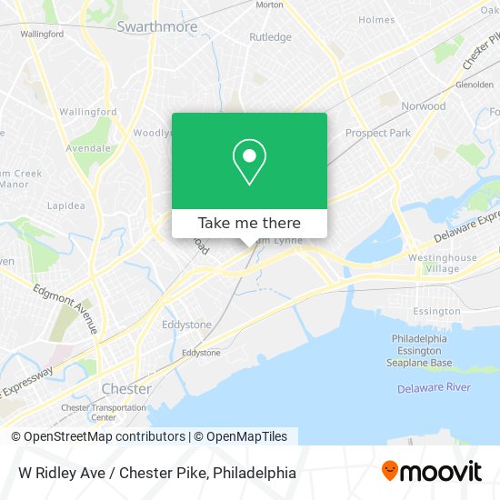 Mapa de W Ridley Ave / Chester Pike