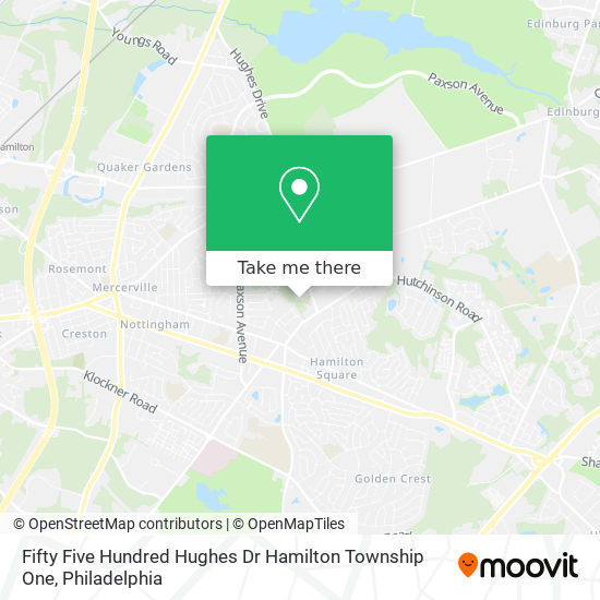 Mapa de Fifty Five Hundred Hughes Dr Hamilton Township One