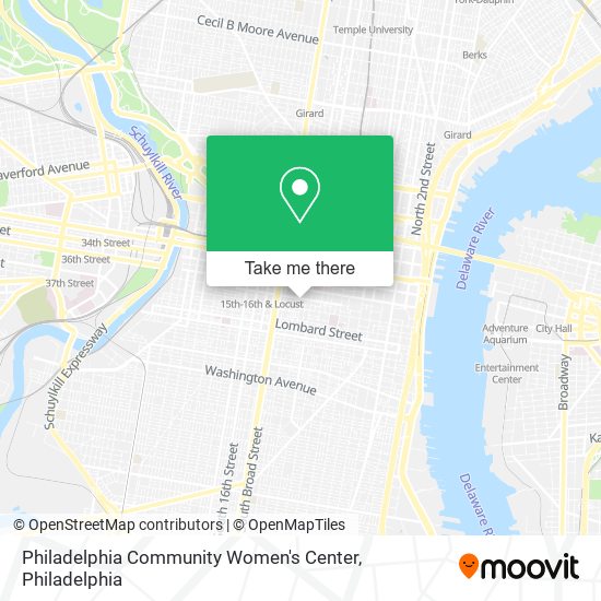 Philadelphia Community Women's Center map