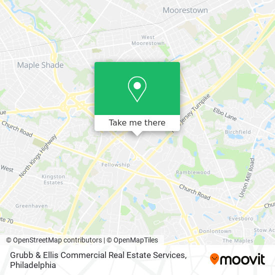 Mapa de Grubb & Ellis Commercial Real Estate Services