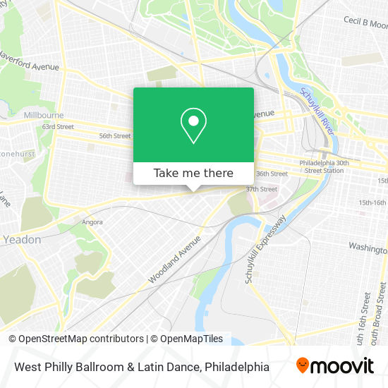 Mapa de West Philly Ballroom & Latin Dance