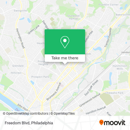 Mapa de Freedom Blvd