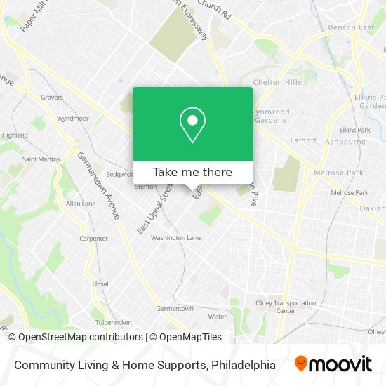 Mapa de Community Living & Home Supports