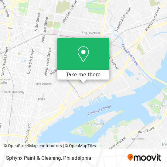 Mapa de Sphynx Paint & Cleaning