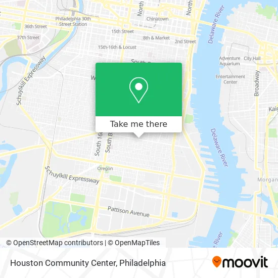 Houston Community Center map
