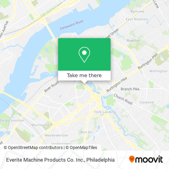 Mapa de Everite Machine Products Co. Inc.