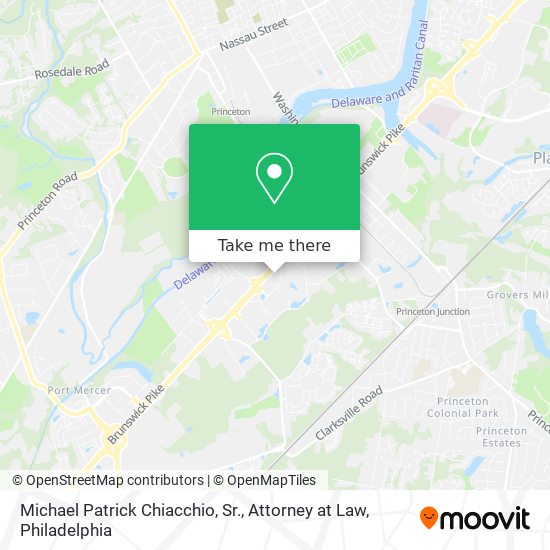 Mapa de Michael Patrick Chiacchio, Sr., Attorney at Law