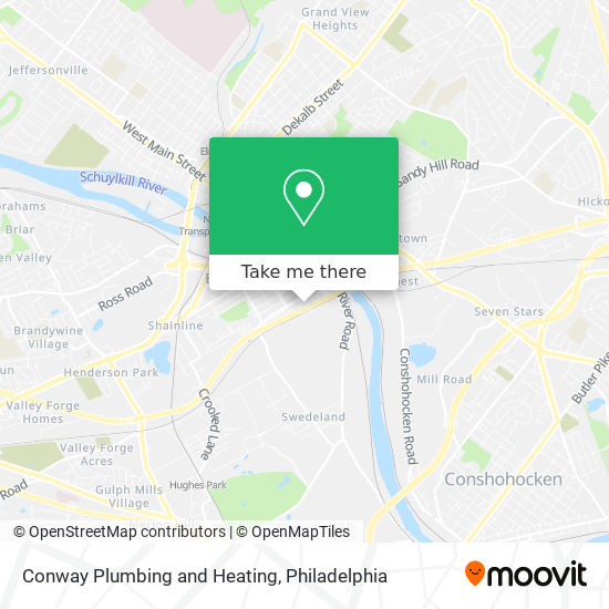 Conway Plumbing and Heating map