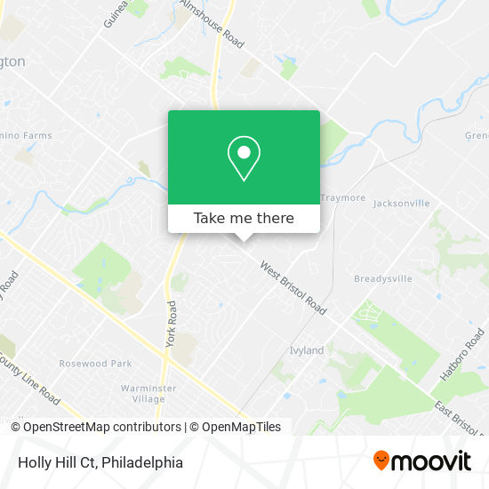 Mapa de Holly Hill Ct