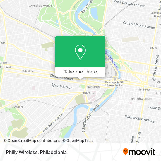 Mapa de Philly Wireless