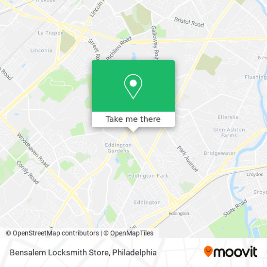 Bensalem Locksmith Store map