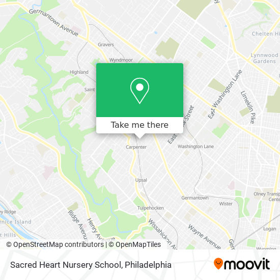 Sacred Heart Nursery School map