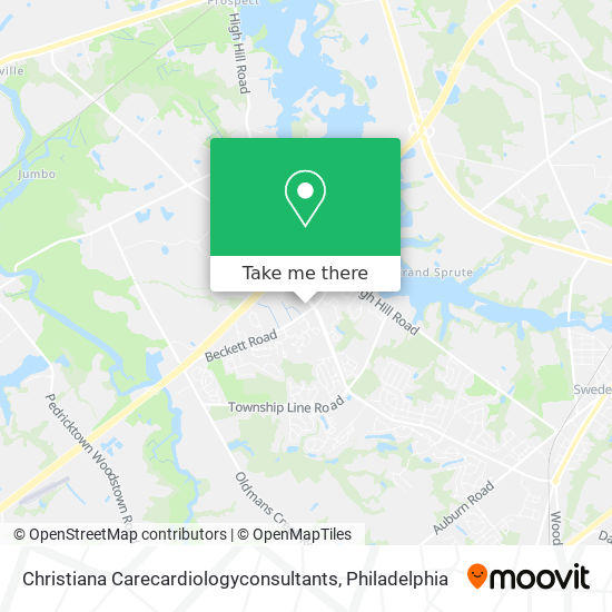 Christiana Carecardiologyconsultants map