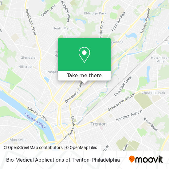 Mapa de Bio-Medical Applications of Trenton