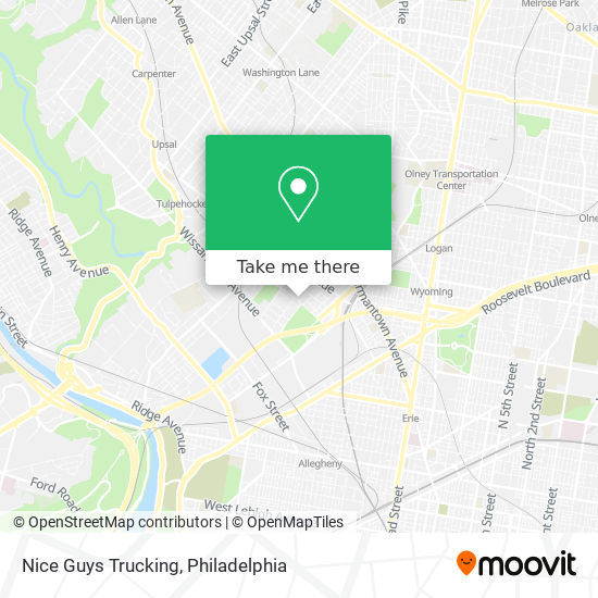 Nice Guys Trucking map