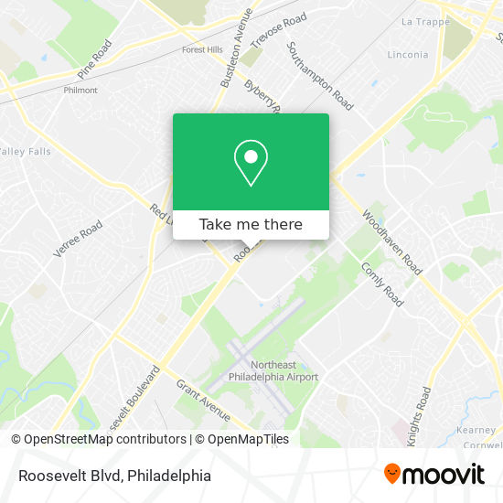 Roosevelt Blvd map